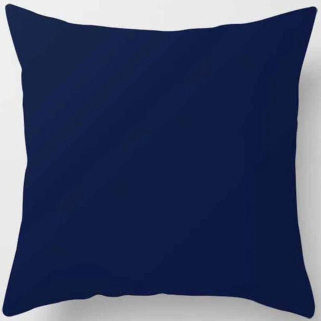 Blauer quadratischer Kissenbezug von JMG Clothing aus Polyester - Bild 1