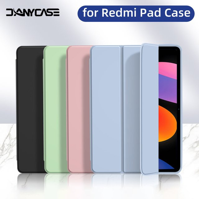 Schutzhülle für Xiaomi Redmi Pad 10,61 Zoll 2022 und Redmi Pad SE 11 Zoll, Flip Stand PU Leder Case, Schwarz - Bild 1