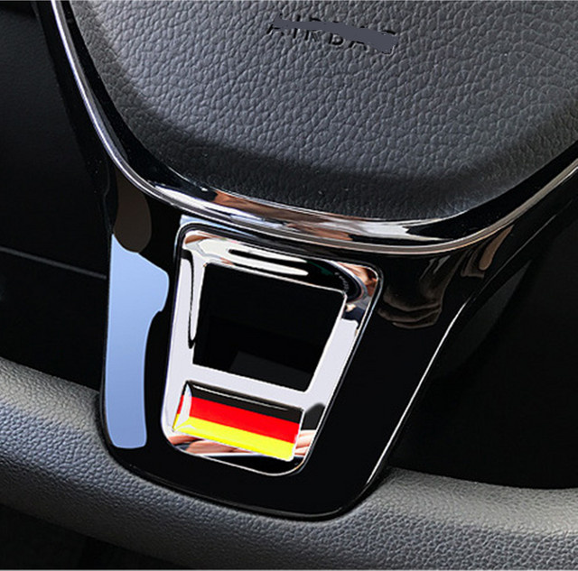 Lenkrad Abdeckungen und Aufkleber Auto Styling Zubehör für Volkswagen Golf 7 GTI MK7, Polo, Passat B7 B8 MK6 und Jetta - Bild 1