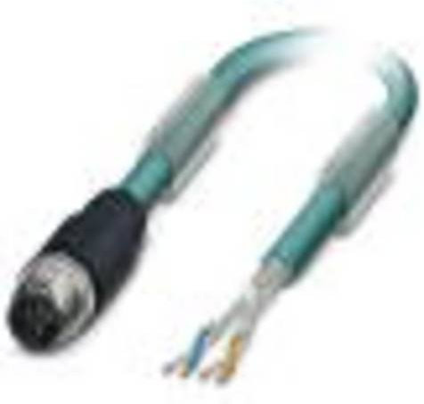 Phoenix Contact 1569414 Sensor-Aktor-Anschlussleitung Cat5e Ethernet LAN in Blau und Grün mit 4 Polen und 10,00 m Länge - Bild 1