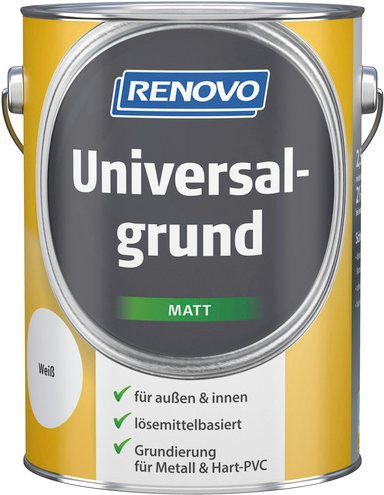 RENOVO Universalgrund für Holz, lösemittelbasiert, matt, weiss - Bild 1
