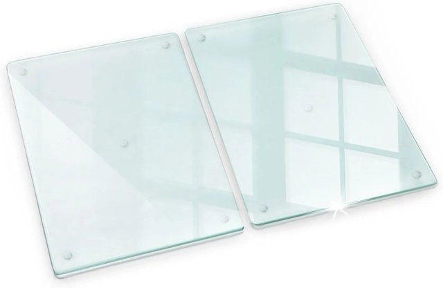 Wallfluent Ceranfeldabdeckung aus gehärtetem Glas, Transparent, B/T: 40 x 52 cm - Bild 1