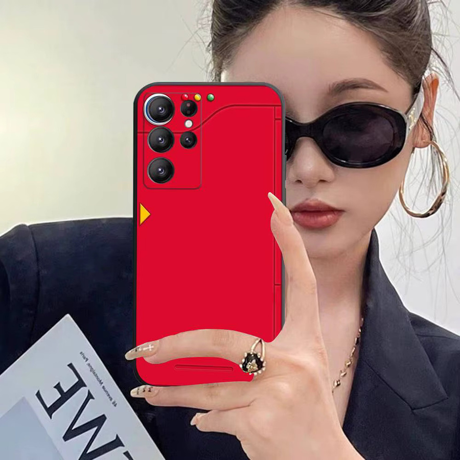 Pokedex Alt Case für Samsung Galaxy S25 S23 S22 S21 S20 S10 Ultra Plus FE Soft TPU Cover in Rot - Bild 5