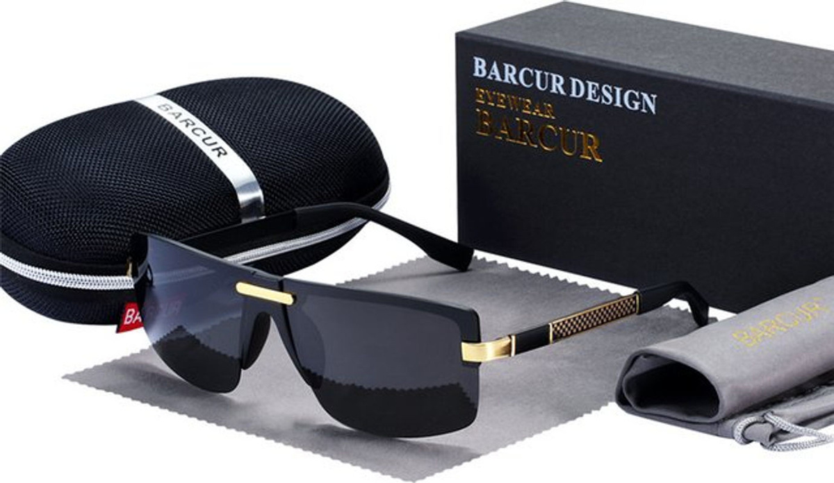 BARCUR Dekoration in Gesichtsform mit Sonnenbrille und UV-Schutz, Schwarz, Metall, Modernes Design für Unisex - Bild 1