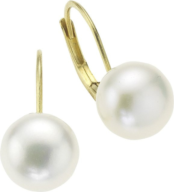Ellen K. Ohrringe 585 Gold, Perle weiß, 8-8,5mm, Damen - Bild 1