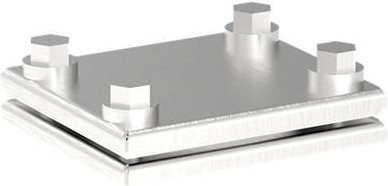 ABB KOT61008 Kabelflansch für Edelstahlgehäuse in Silber - Bild 1