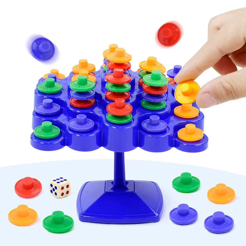 GGbell Balance Baum Spielzeug Stapelbausteine Montessori Bunt - Bild 3
