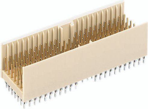 HARTING Messerleiste aus Messing in Beige, 7 Reihen, Artikelnummer 17131271201 - Bild 1
