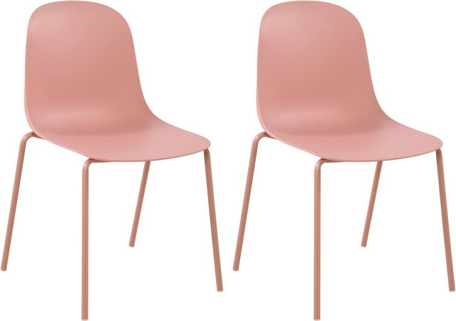 CLP 2er Set Gartenstühle Hardin, stapelbare und wetterfeste Outdoor-Stühle, UV-beständig - Bild 1