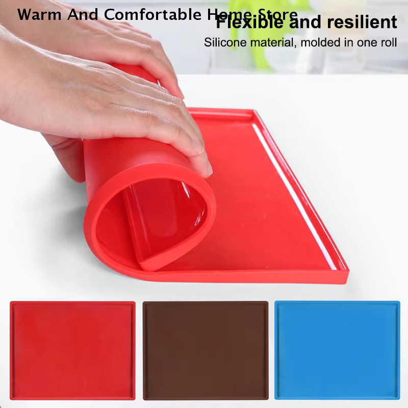 HUXUAN Silikon-Backmatte in Grün, rechteckige Antihaft-Backmatte für Kuchen und DIY-Backutensilien - Bild 3