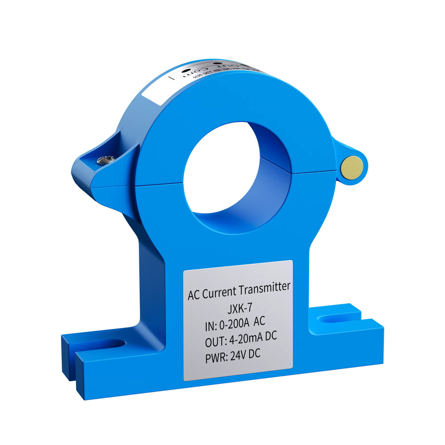 XUYANGQIDIAN Split-Core Stromwandler mit Lochgrößen 20 mm, 25 mm oder 38 mm, Wechselstrom-Hallsensor mit 4-20mA oder 0-10V Ausgang, Farbe: Blau - Bild 4