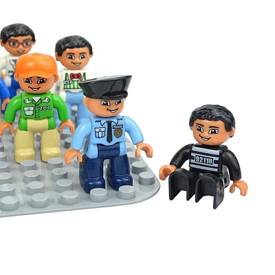Yiran toy Familienfiguren, Baustein, Prinzessin, Piraten, Polizei, ab 3 Jahre - Bild 2