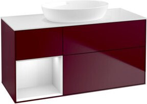 V&B Waschtischunterschrank Finion in Weiß lackiert, Breite: 120 cm, Tiefe: 50,1 cm, Höhe: 50,1 cm - Bild 1