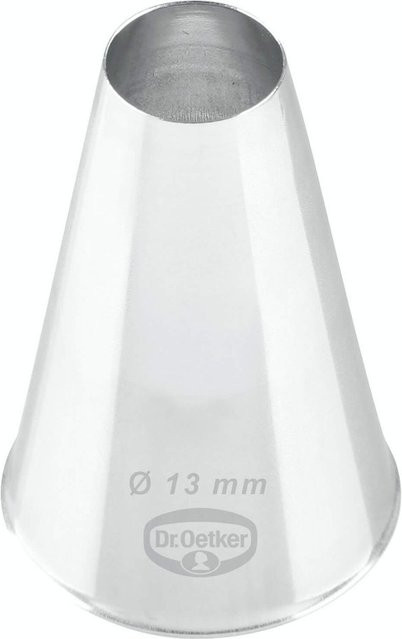 Dr. Oetker Tüllen-Manufaktur Lochtülle aus Edelstahl in Silber mit Ø 13 mm - Bild 1
