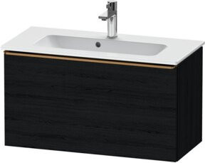 Duravit Waschtischunterschrank D-Neo Compact, wandhängend, Eiche schwarz, B/T/H: 81 x 37,2 x 44 cm - Bild 1