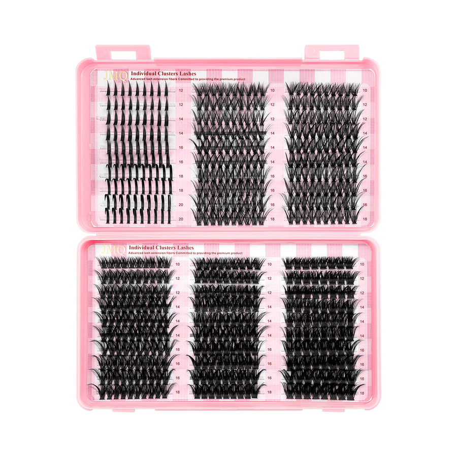 LAKANAKU Wimpern-Cluster-Set, D-Curl, Natürliche Cluster-Wimpern - Bild 4