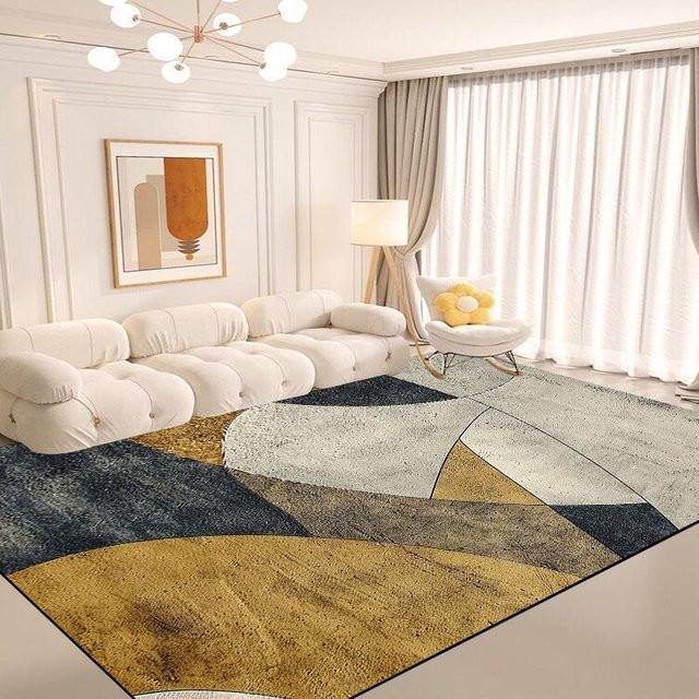 Karpetti Weicher Teppich in Multicolour mit geometrischem Design, rutschfest und waschbar, B x T: 100 x 200 cm - Bild 1