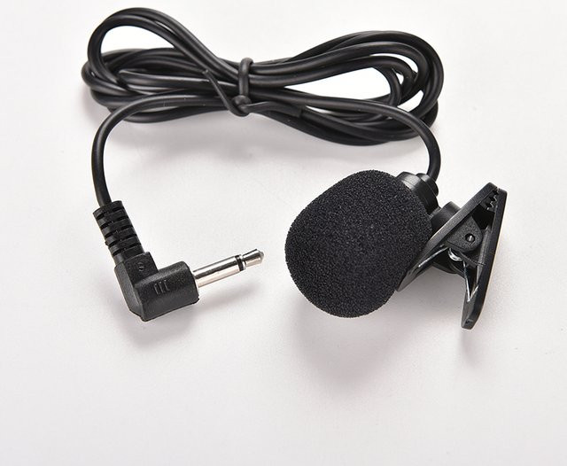 Mini-Studio-Lavalier-Mikrofon mit 3,5-mm-Klinkenanschluss in Schwarz für PC, Desktop und Notebook - Bild 1