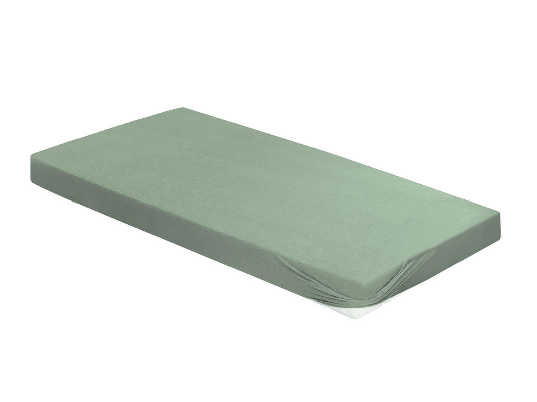 BIERBAUM Biber Spannbetttuch 1001 aus Baumwolle, Farbe: Salbei, B/T: 180 x 200 cm - Bild 2