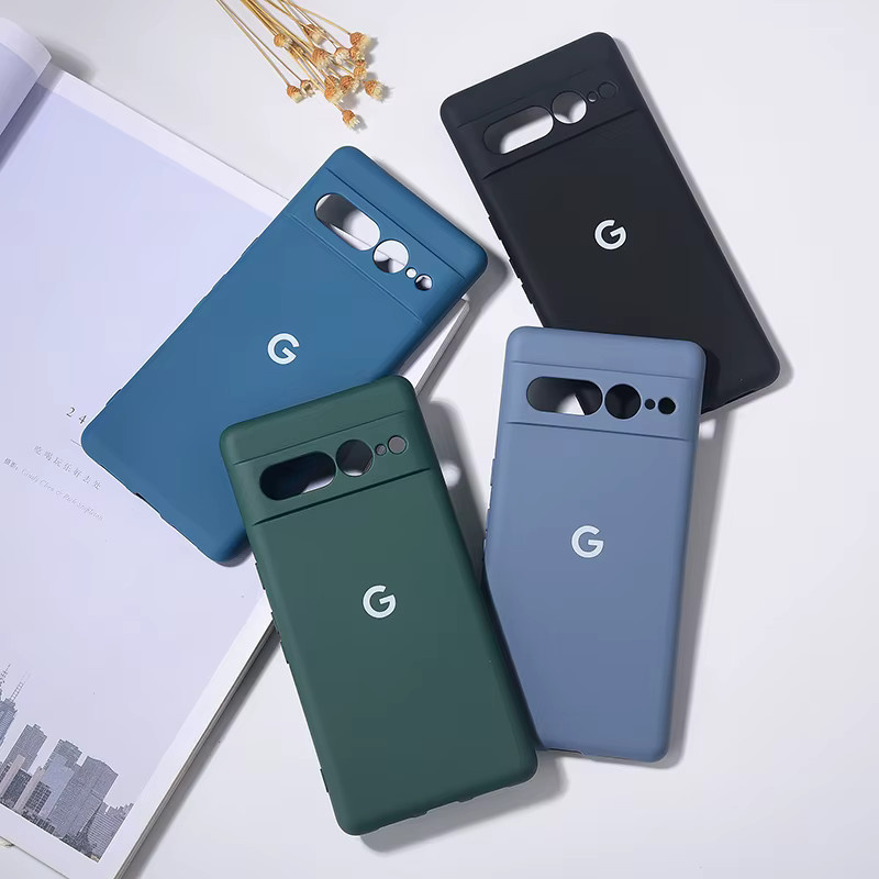 Rockever Schutzhülle aus Flüssigsilikon für Google Pixel 7 Pro und Pixel 7A in Grau - Bild 2