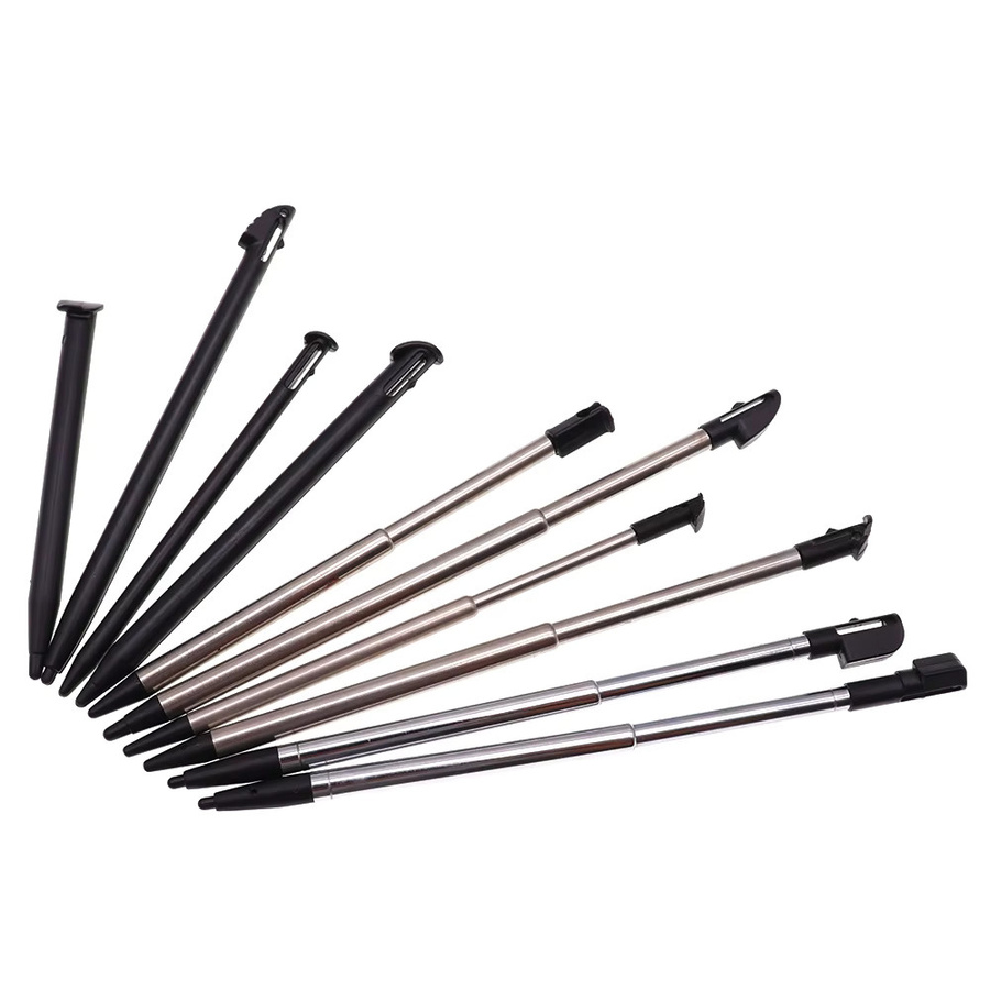 Teleskop Stylus Touchscreen Stift aus Metall und Kunststoff in Schwarz für Nintendo DS, NDSi, NDSL, DS Lite, 3DS, 3DS XL, 2DS, 2DS XL und Wii von TingDong - Bild 2