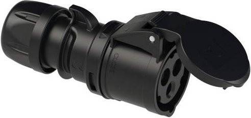PCE CEE-CARA Kupplung 16A 3polig 230V Schwarz - Bild 1