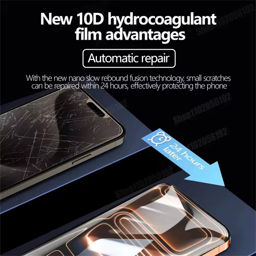 4er-Set Amour Brave Hydrogel-Displayschutzfolie für iPhone 17 16 15 14 13 12 Pro Max Plus Mini transparent - Bild 3