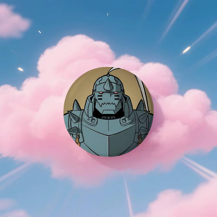 Brosche Anime Fullmetal Alchemist, Bunt, Unisex - Bild 5