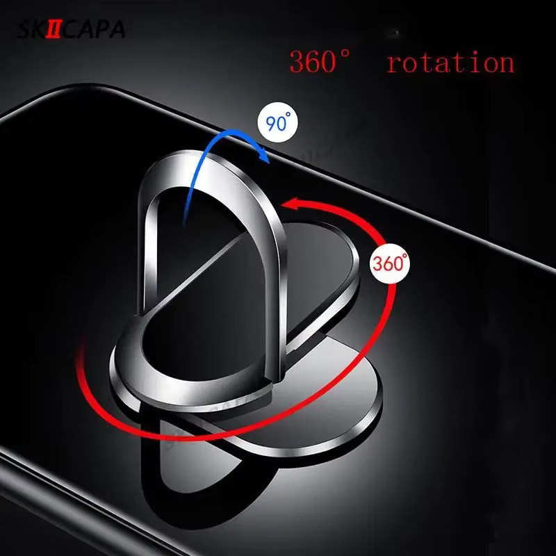 Samsung Schutzhülle für Galaxy S25 Ultra, S25 Plus und S24 FE mit gehärtetem Glas, harter Rückseite und magnetischem Ringhalter in Rot - Bild 4