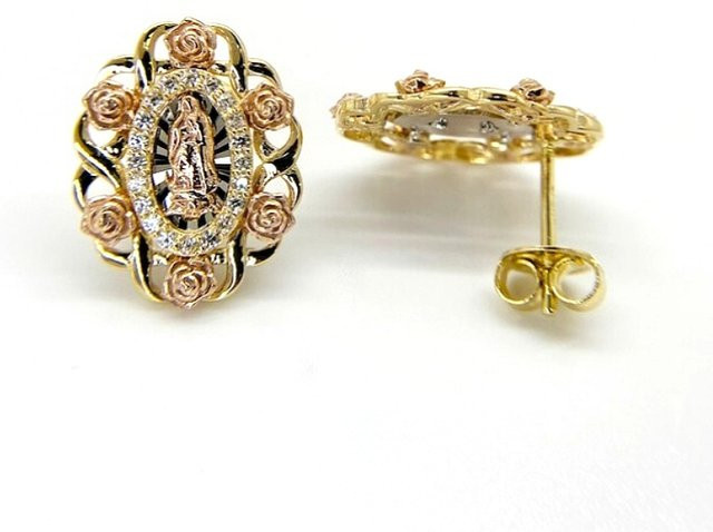 YoYo Rosen-Marien-Ohrstecker, Damen - Bild 1