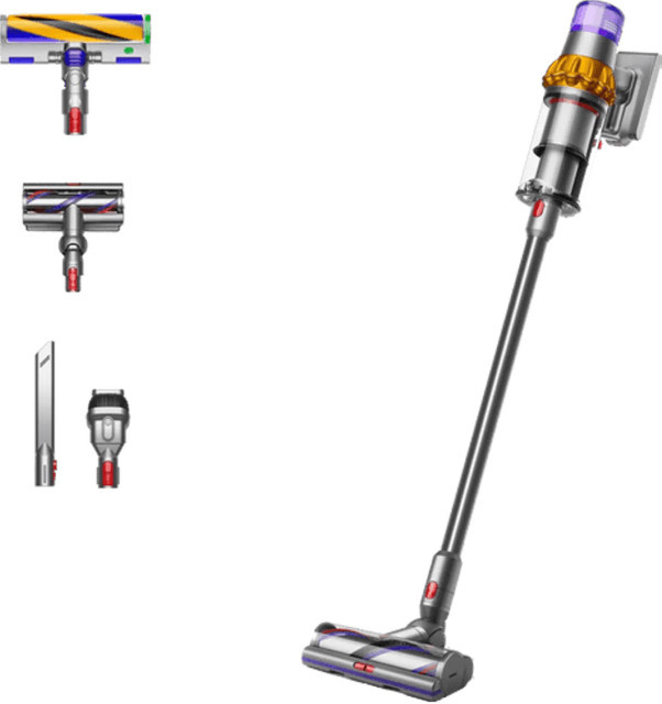 Dyson V15 Detect Absolute Akku-Stielsauger in Gelb/Grau - Bild 1