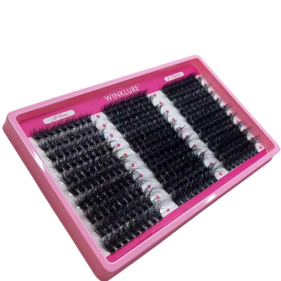 WINKLURE Wimpernbüschel-Set, D-Curl, Faux-Mink, Unisex - Bild 4