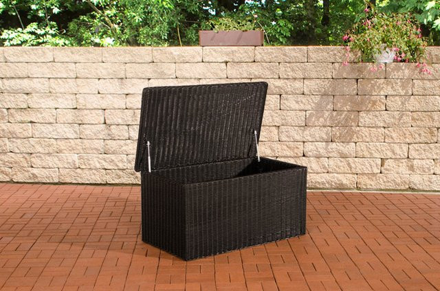 TPFGarden Luxus Auflagenbox Sunny L in Schwarz mit 5mm Auflagenstärke - Bild 1