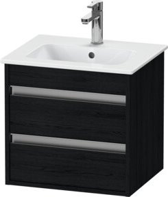 Duravit Waschtischunterschrank Ketho Compact, wandhängend, 2 Schubladen, Weiß Matt, B/T/H: 50 x 41,2 x 48 cm - Bild 1