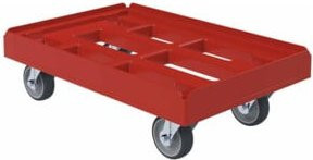 HMH Transportroller rot mit einer Traglast von 300 kg, Breite: 41,0 cm, Tiefe: 61,0 cm - Bild 1