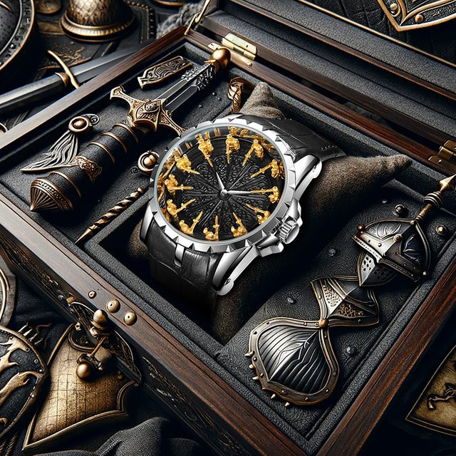 CAROTIF Armbanduhr Quarz, Edelstahl, Silber, Schwarz, Herren - Bild 1