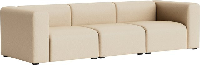 HAY Mags 3-Sitzer Sofa Kombination in Beige mit Armlehnen und Federkern - Bild 1