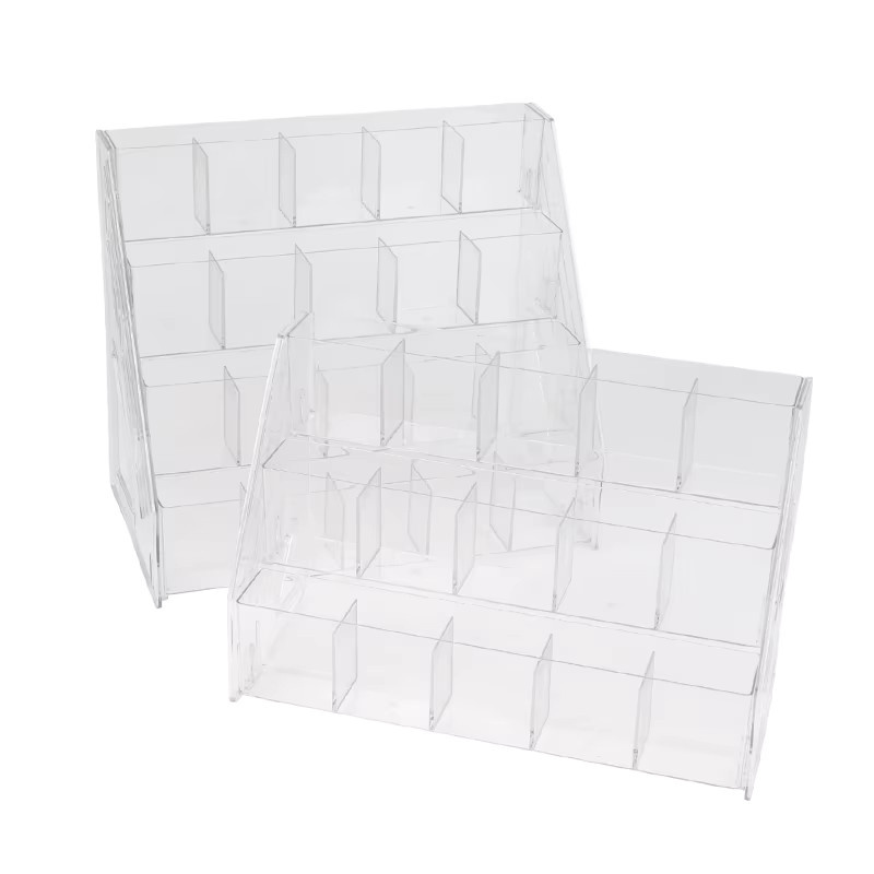 HNKMP Hochtransparenter Acryl-Make-up-Organizer mit 5 Etagen für Lippenstifte und Schönheitsprodukte in Transparent und Multicolour - Bild 3