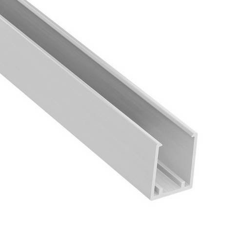 Barthelme Montageprofil für LED-Leisten aus Aluminium in Weiß - Bild 1