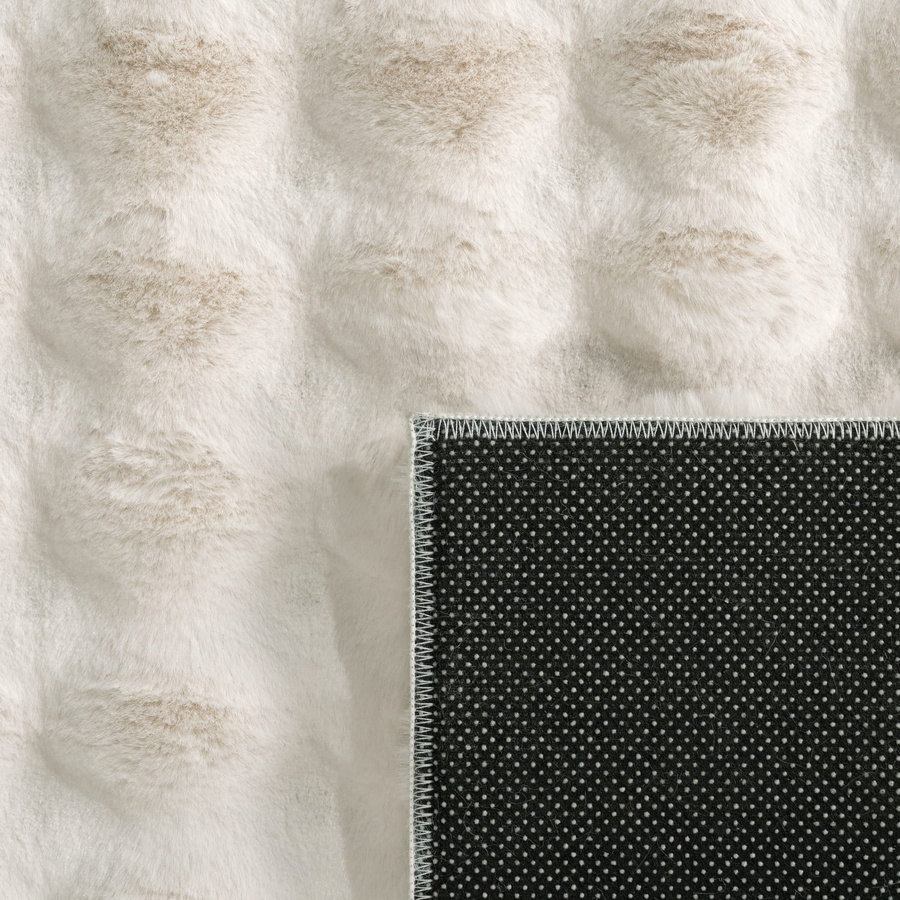 Fellteppich Arnia in Beige, B/T: 120 x 160 cm - Bild 3