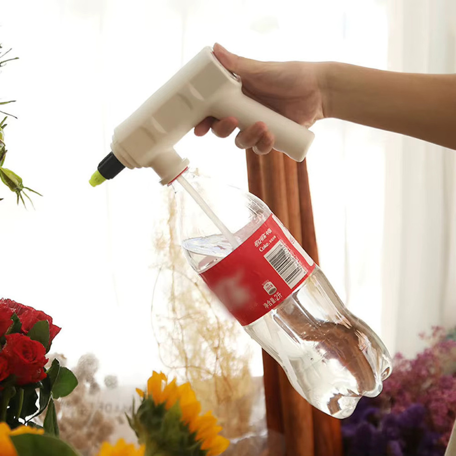 Alloet Hochdruck-Elektrosprühflasche in Weiß mit wiederaufladbarem Akku für Haus und Garten - Bild 4