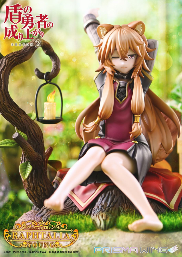 PRISMA WING The Rising of the Shield Hero Staffel 2 Raphtalia Kindheits-Version Anime-Figur im 1/7 Maßstab - Bild 5