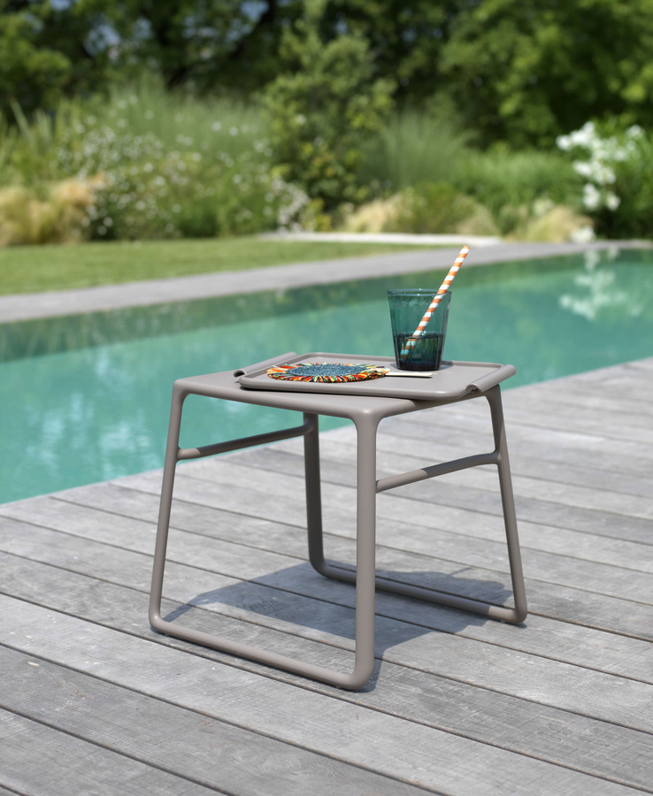 Nardi Pop Tisch aus Kunststoff in Grau Matt für den Garten - Bild 2
