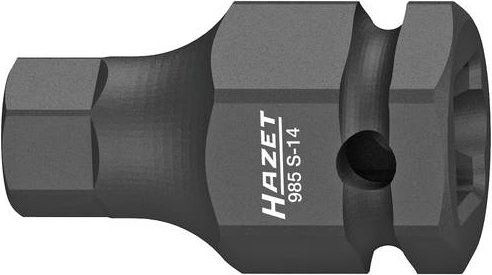 Hazet Steckschlüsseleinsatz 985S-14 für Schlag- und Maschinenschrauber mit Innen-Sechskant Profil und 12,5 mm (1/2 Zoll) Vierkant hohl - Bild 1
