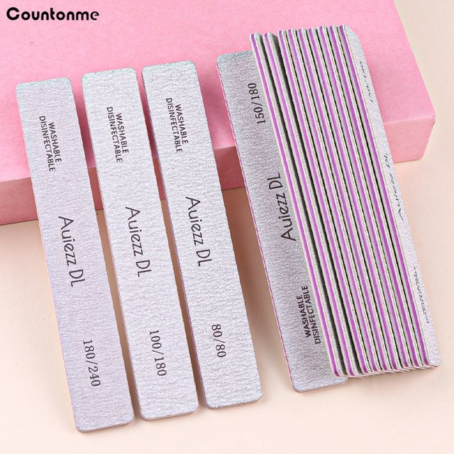 countonme Nagelfeilen Sticks, 80/180 Körnung, 5 oder 10 Stück - Bild 1