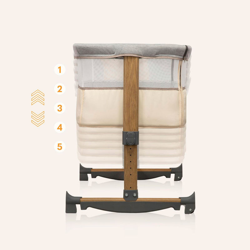 Lionelo Beistellbett Leonie 3in1 in Beige - Bild 2