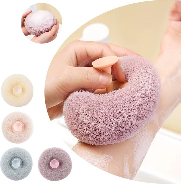 Massage-Badschwamm Ball mit Saugnapf, Unisex - Bild 1