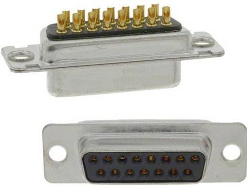 Amphenol L77DA15S Steckverbinder in Silber - Bild 1