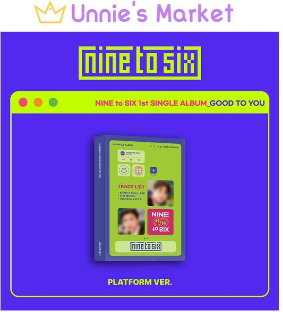 Nine to Six [Good to You], Single, yellow - Bild 1