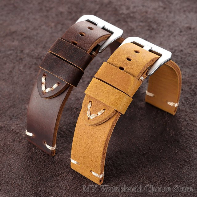 HQstrap Uhrenarmband Rindsleder, Vintage, Unisex - Bild 1